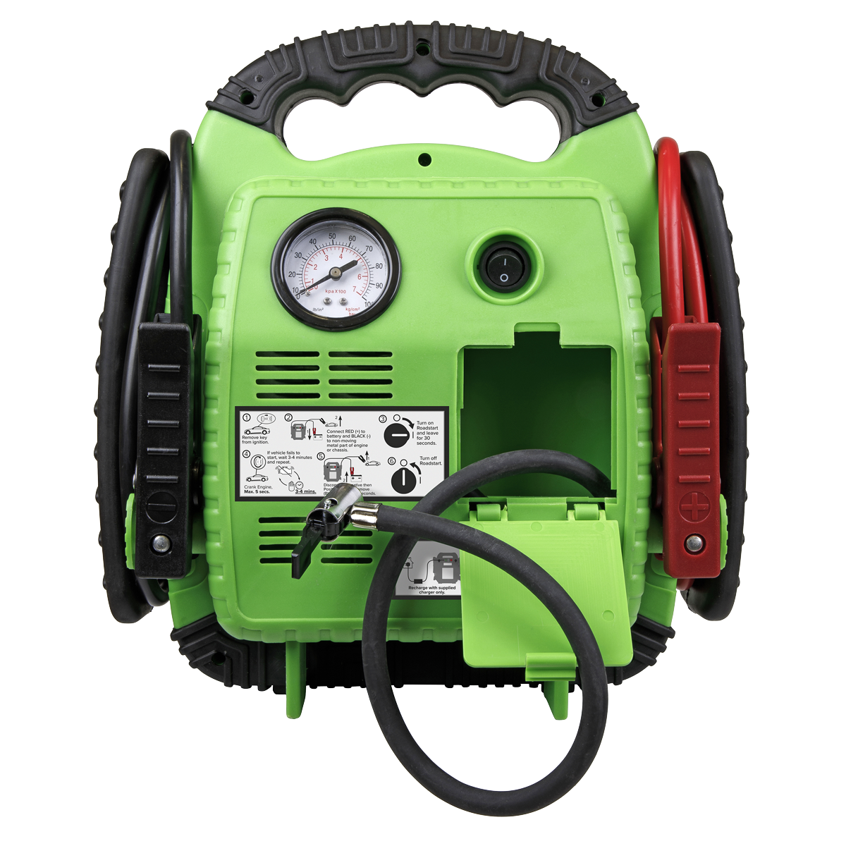 Sealey RS1322HV RoadStart® 12V Emergency Jump Starter with Air Compressor 900 Peak Amps - additional view 8