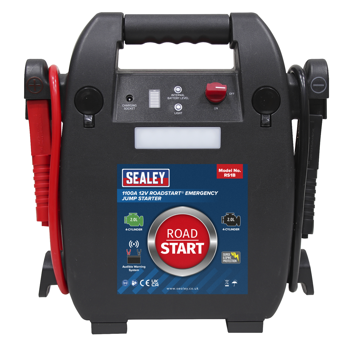 Sealey RS1B RoadStart® 12V Emergency 4-Cylinder Jump Starter 2L - additional view 3