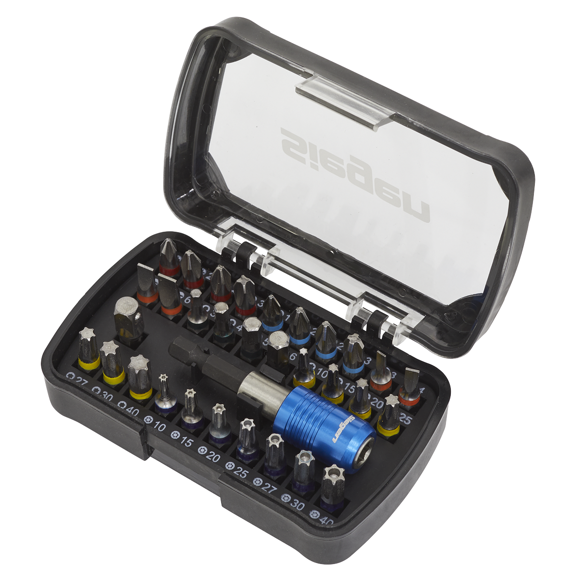 Sealey S01035 Siegen Colour-Coded Power Tool Bit Set 32pc - additional view 2