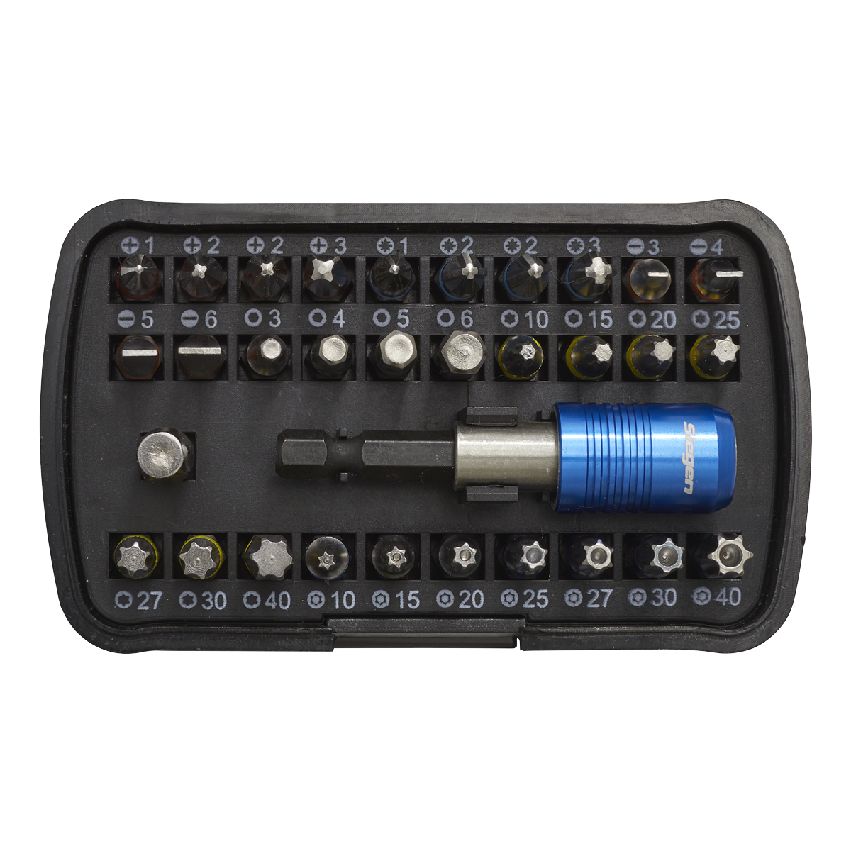 Sealey S01035 Siegen Colour-Coded Power Tool Bit Set 32pc - additional view 3
