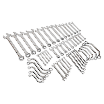 Sealey S01084 Siegen Multipurpose Spanner Set 50pc