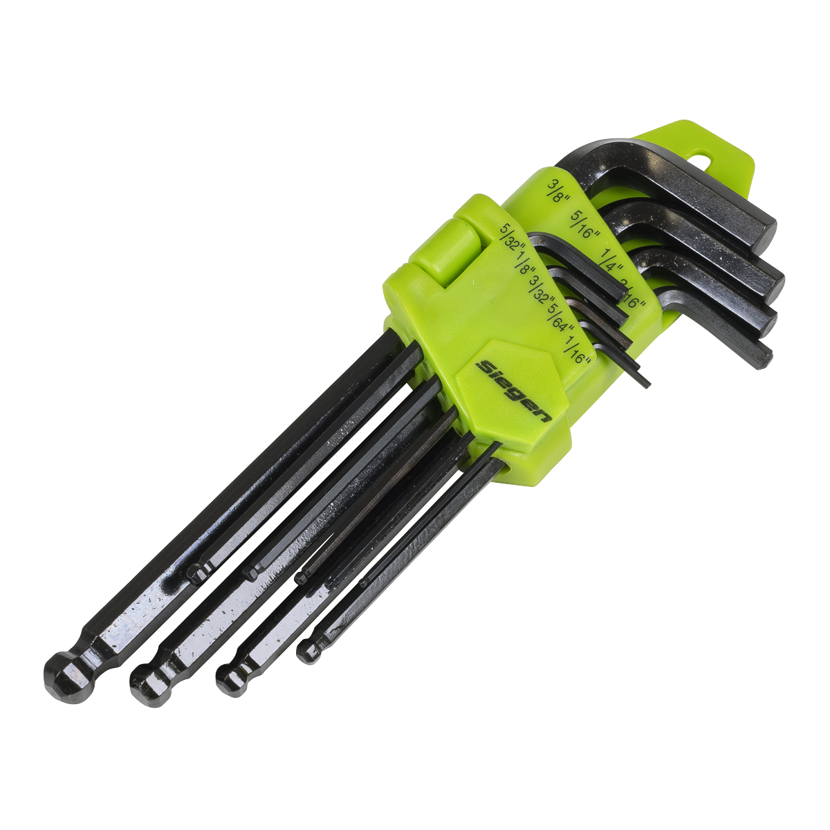 Sealey S01098 Siegen Imperial Long Ball-End Hex Key Set 9pc - additional view 2