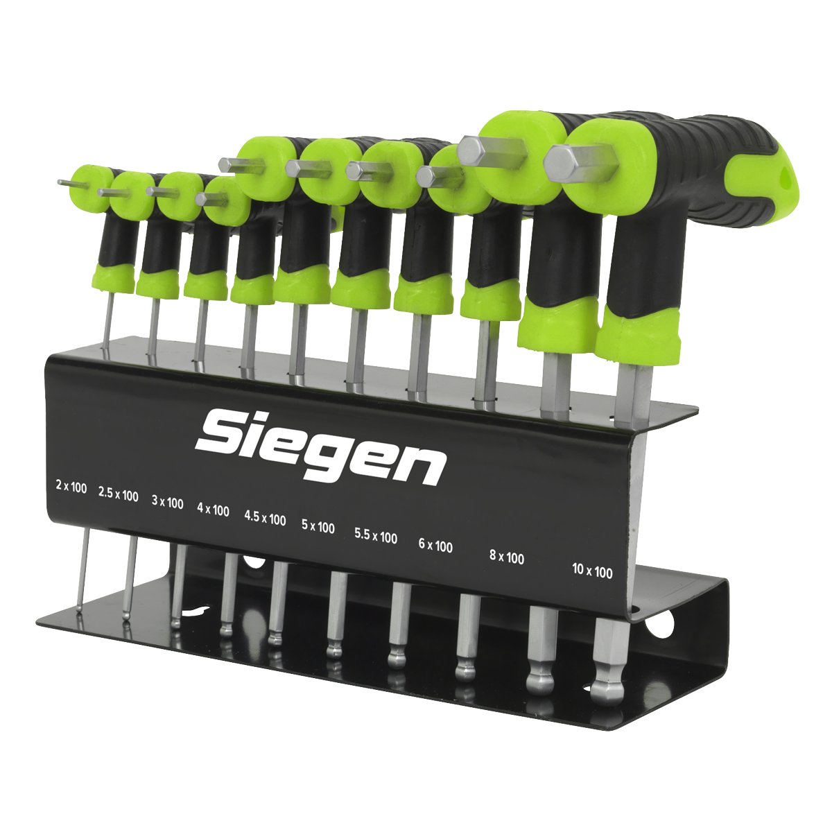 Sealey S01150 Siegen T-Handle Ball-End Hex Key Set 10pc - additional view 3