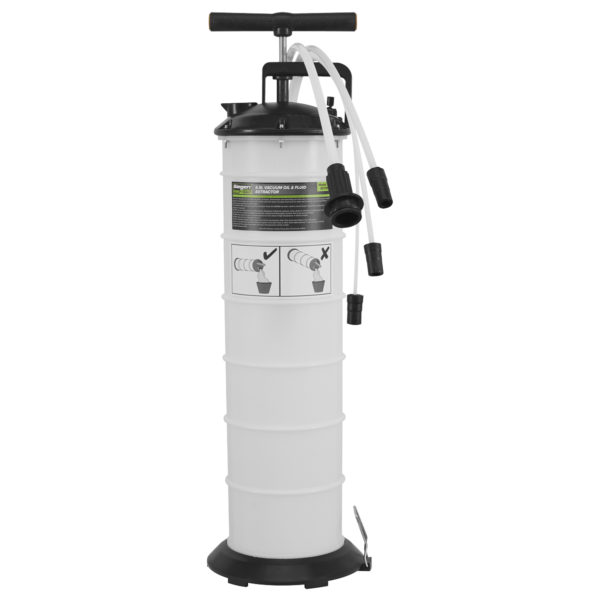 Sealey S01169 Manual Vacuum Oil & Fluid Extractor Pump 6.5L - additional view 4