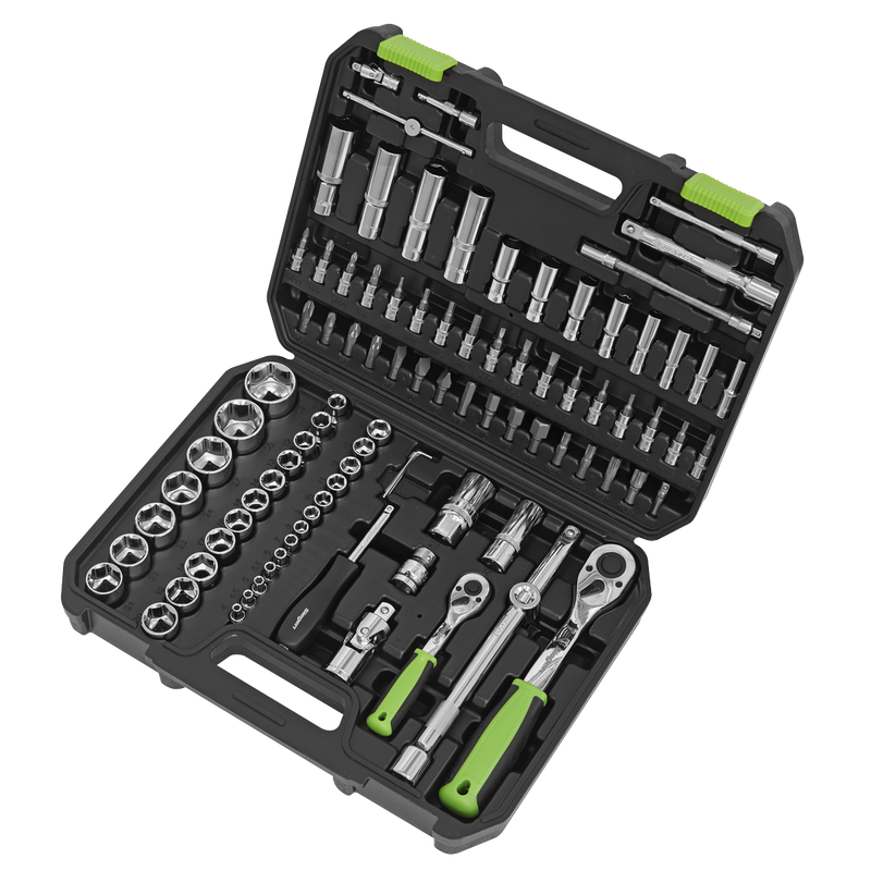 Sealey S01210 Siegen Socket Set 1/4" & 1/2"Sq Drive 94pc - additional view 3