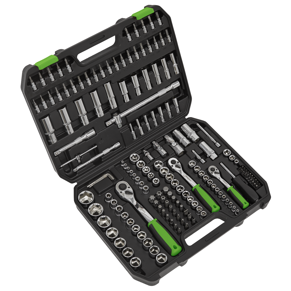 Sealey S01211 Siegen Socket Set 1/4", 3/8" & 1/2"Sq Drive 171pc