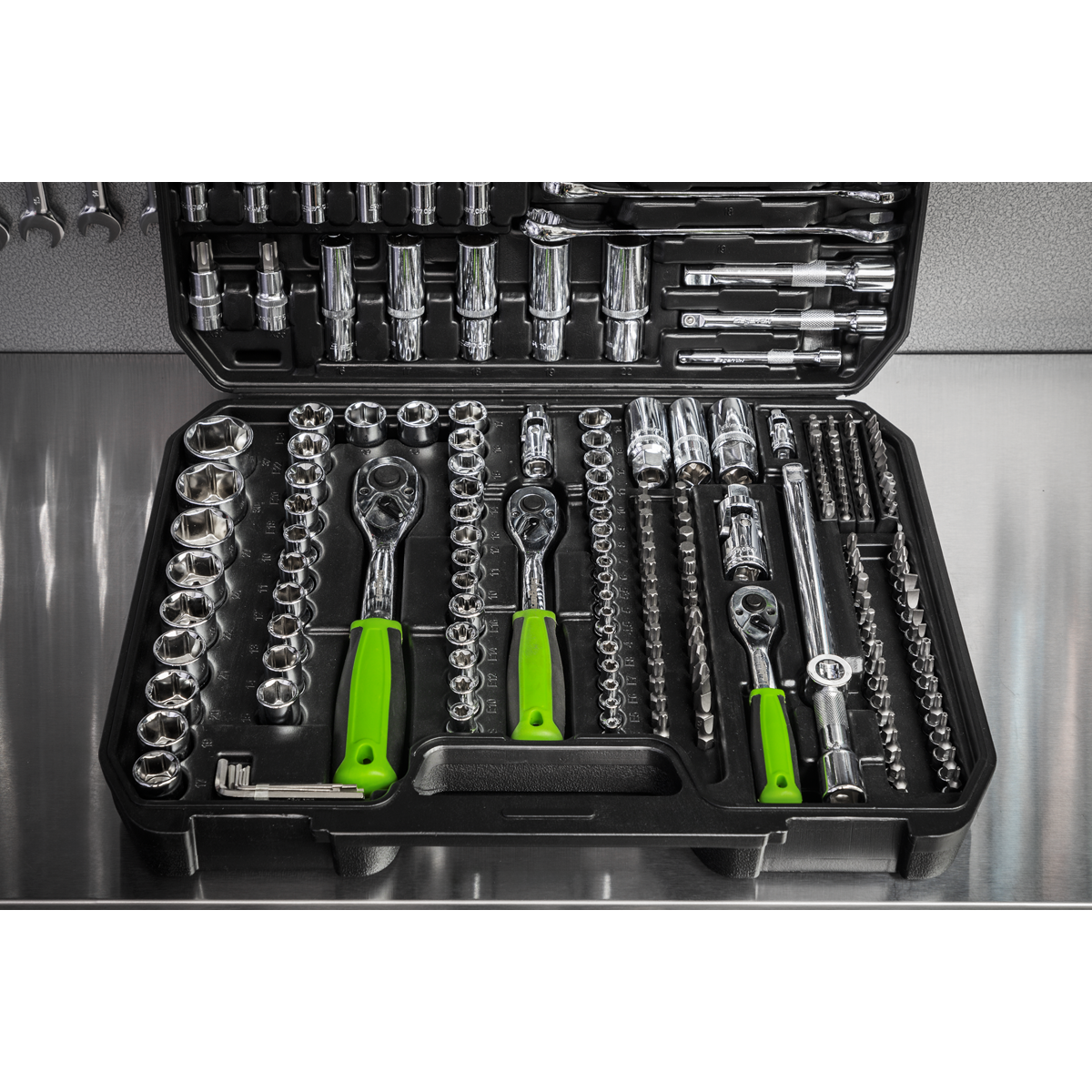Sealey S01212 Siegen Socket Set 1/4", 3/8" & 1/2"Sq Drive 219pc - additional view 5