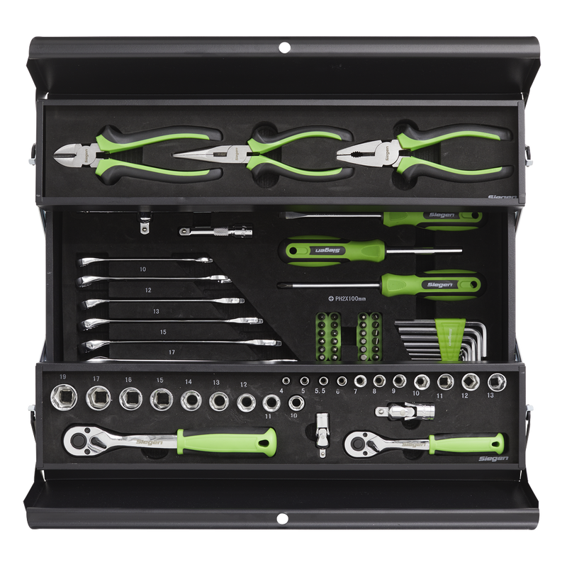 Sealey S01215 Siegen Cantilever Toolbox with Tool Kit 70pc - additional view 5