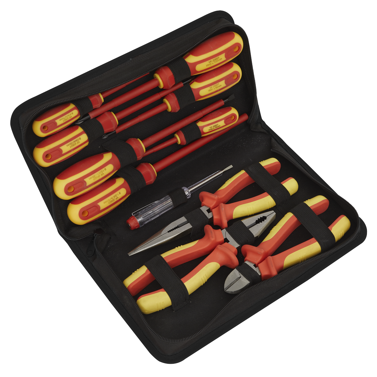 Sealey S01219 Siegen Electrical Tool Kit 11pc - VDE Approved