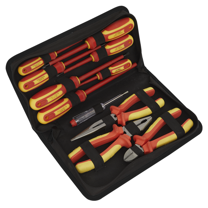 Sealey S01219 Siegen Electrical Tool Kit 11pc - VDE Approved