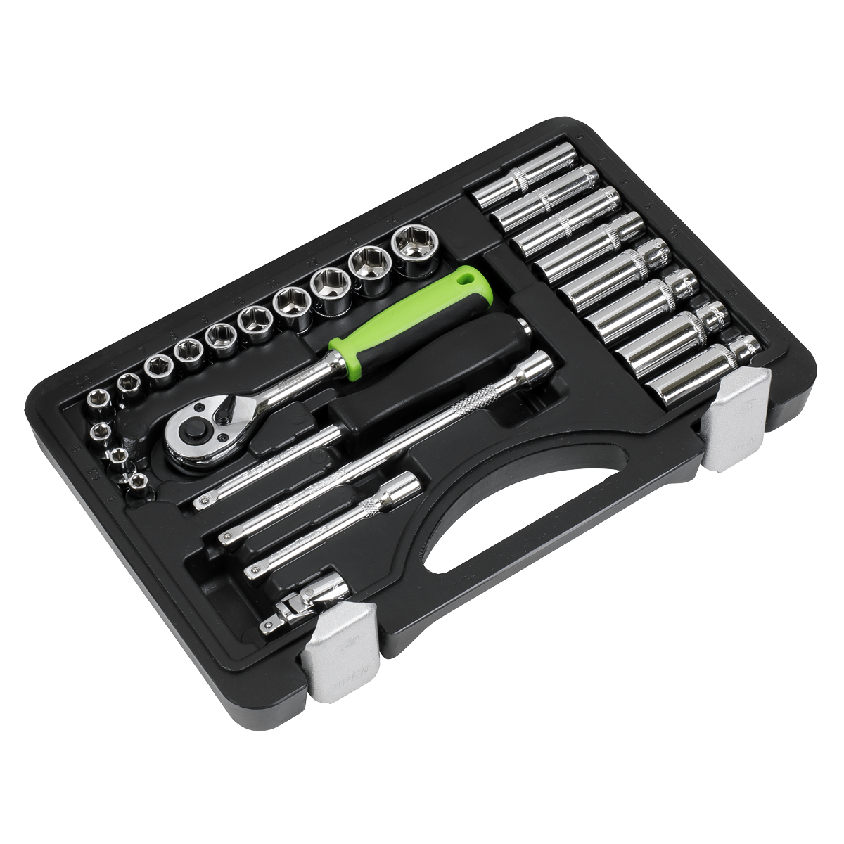 Sealey S01234 Siegen Socket Set 1/4"Sq Drive 26pc - additional view 2