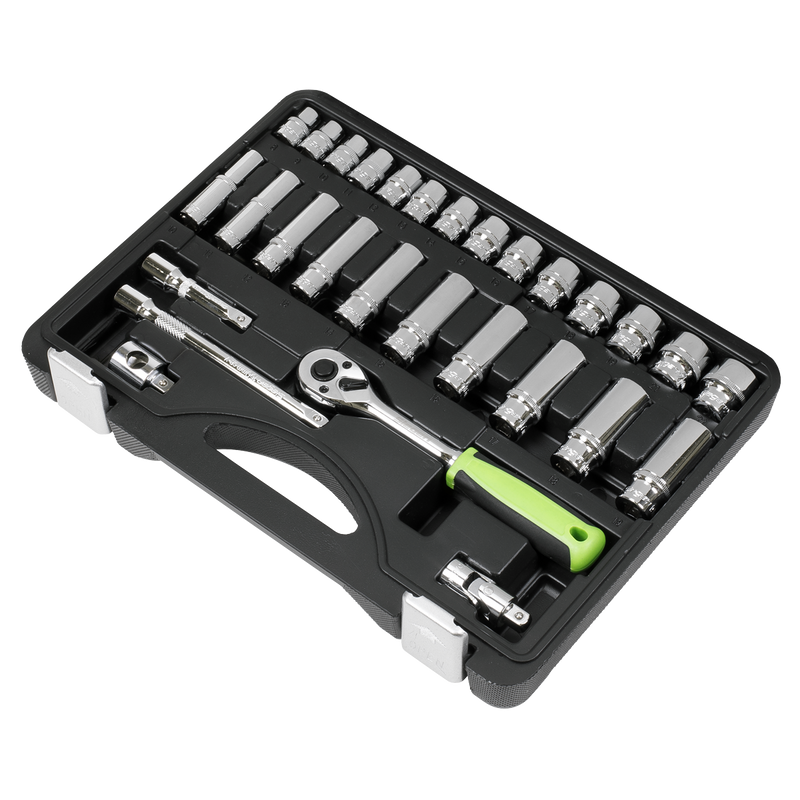 Sealey S01236 Socket Set 3/8"Sq Drive 29pc - additional view 5
