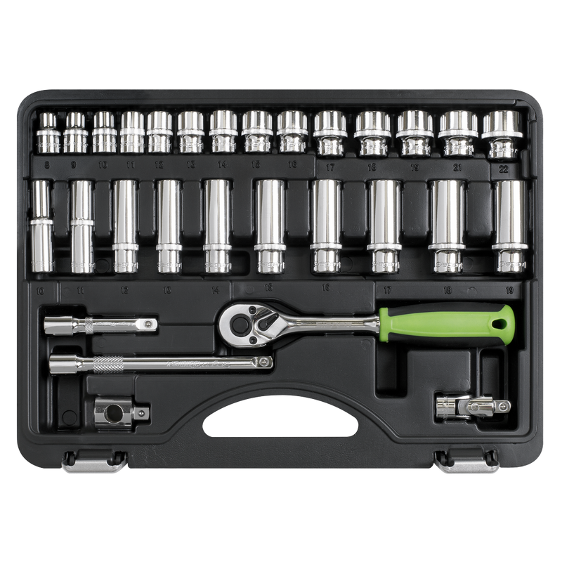 Sealey S01236 Socket Set 3/8"Sq Drive 29pc - additional view 3