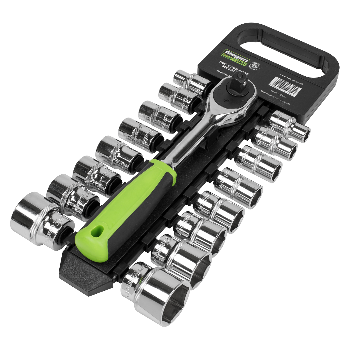 Sealey S01245 Siegen Socket Set 1/2"Sq Drive 17pc - additional view 2