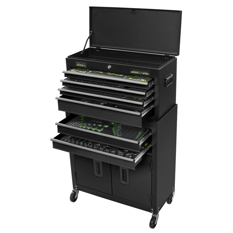 Sealey S01267 Topchest & Rollcab Combination 6 Drawer with 247pc Tool Kit