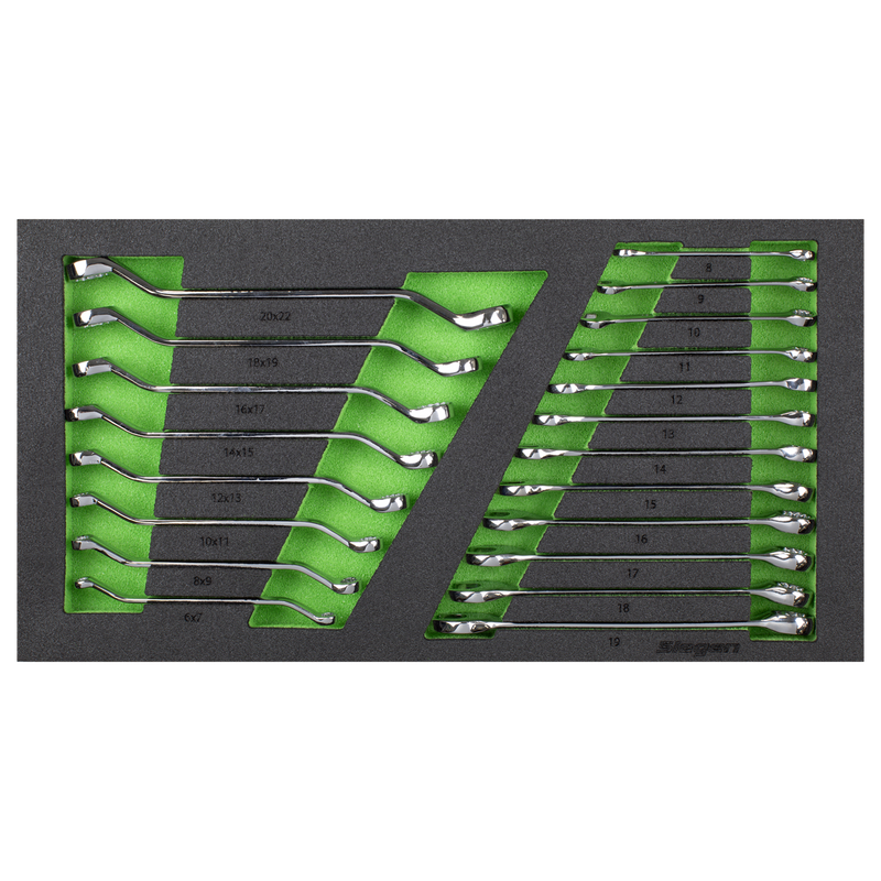 Sealey S01273 Siegen Combination & Deep Offset Spanner Set with Tool Tray 20pc - additional view 6