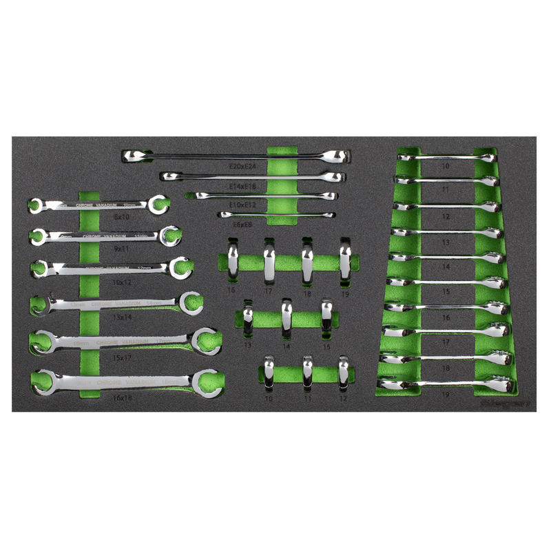 Sealey S01274 Siegen Specialised Spanner Set with Tool Tray 30pc - additional view 7