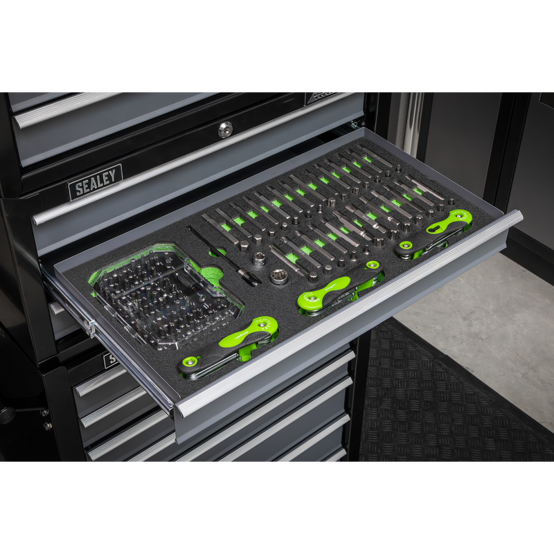 Sealey S01275 Siegen Specialised Bit Set & Folding Hex Keys with Tool Tray 170pc - additional view 5