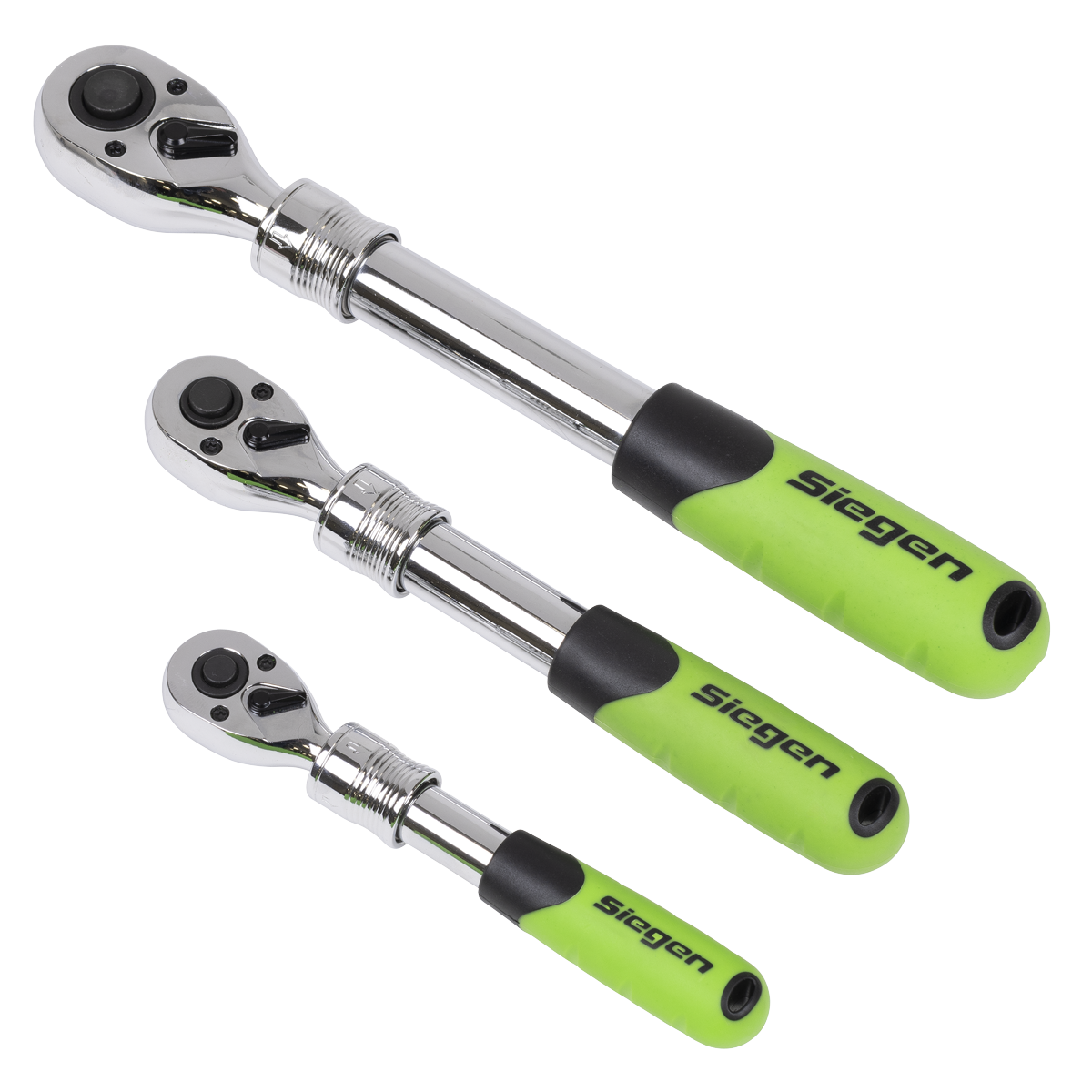 Sealey S01285 Siegen Extendable Ratchet Wrench Set 3pc - additional view 8