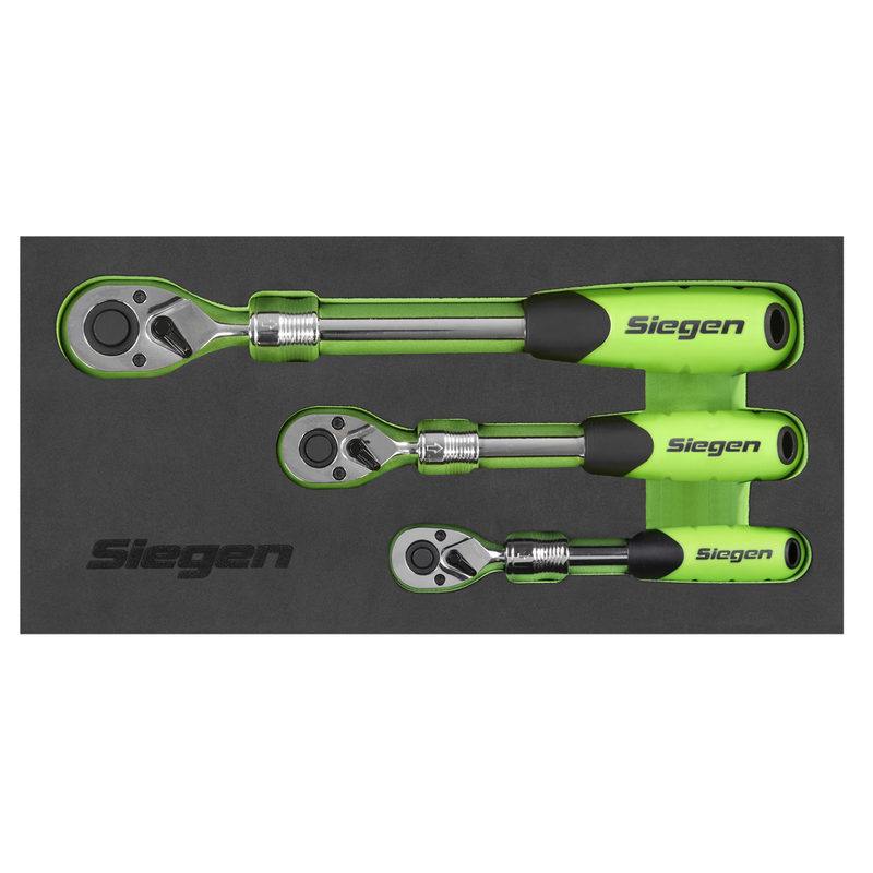 Sealey S01285 Siegen Extendable Ratchet Wrench Set 3pc - additional view 6