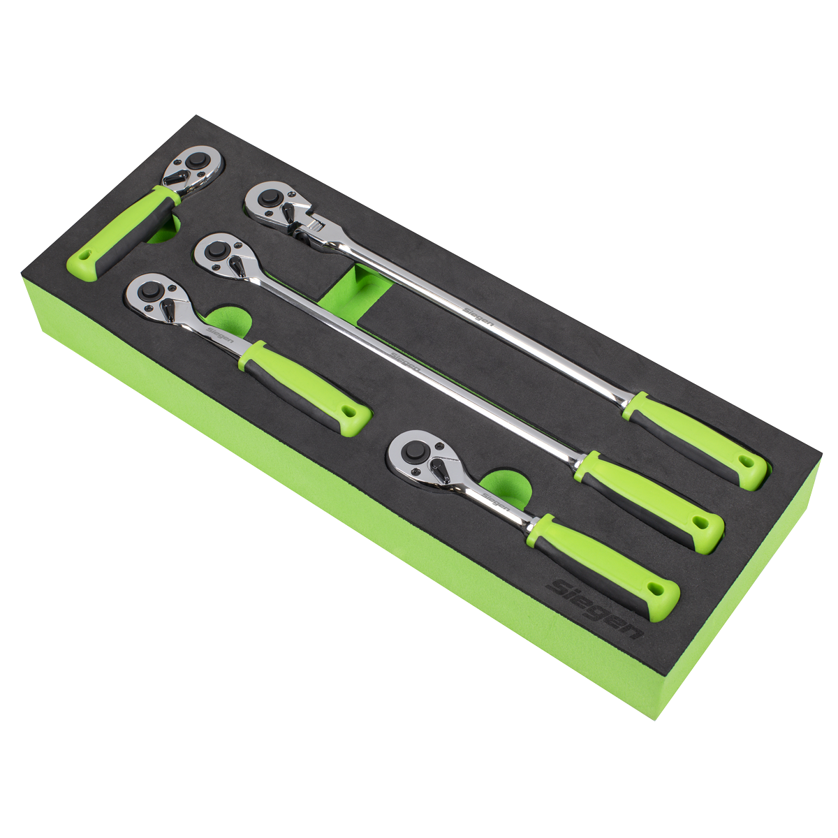 Sealey S01290 Ratchet Wrench Set 1/4"Sq 5pc Drive Flip Reverse - additional view 6