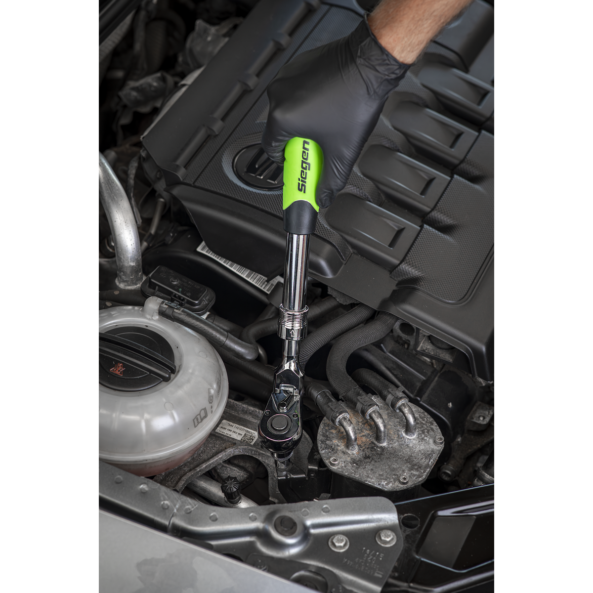 Sealey S01296 Siegen Extendable Flexi-Head Ratchet Wrench 1/2"Sq Drive - additional view 3