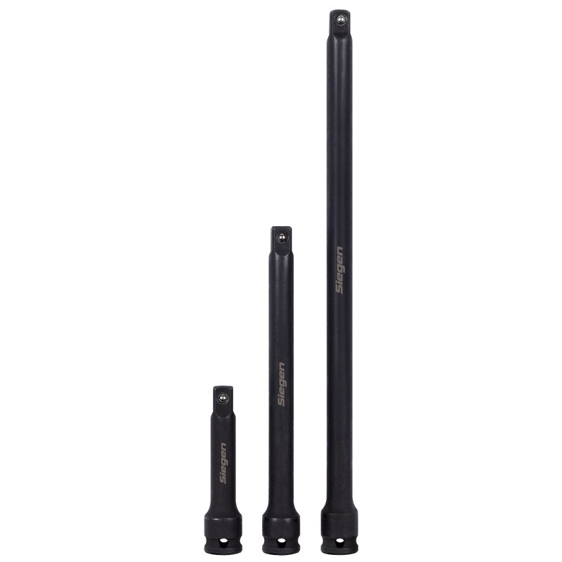 Sealey S01321 Siegen Impact Extension Bar Set 3/8"Sq Drive 3pc - additional view 7