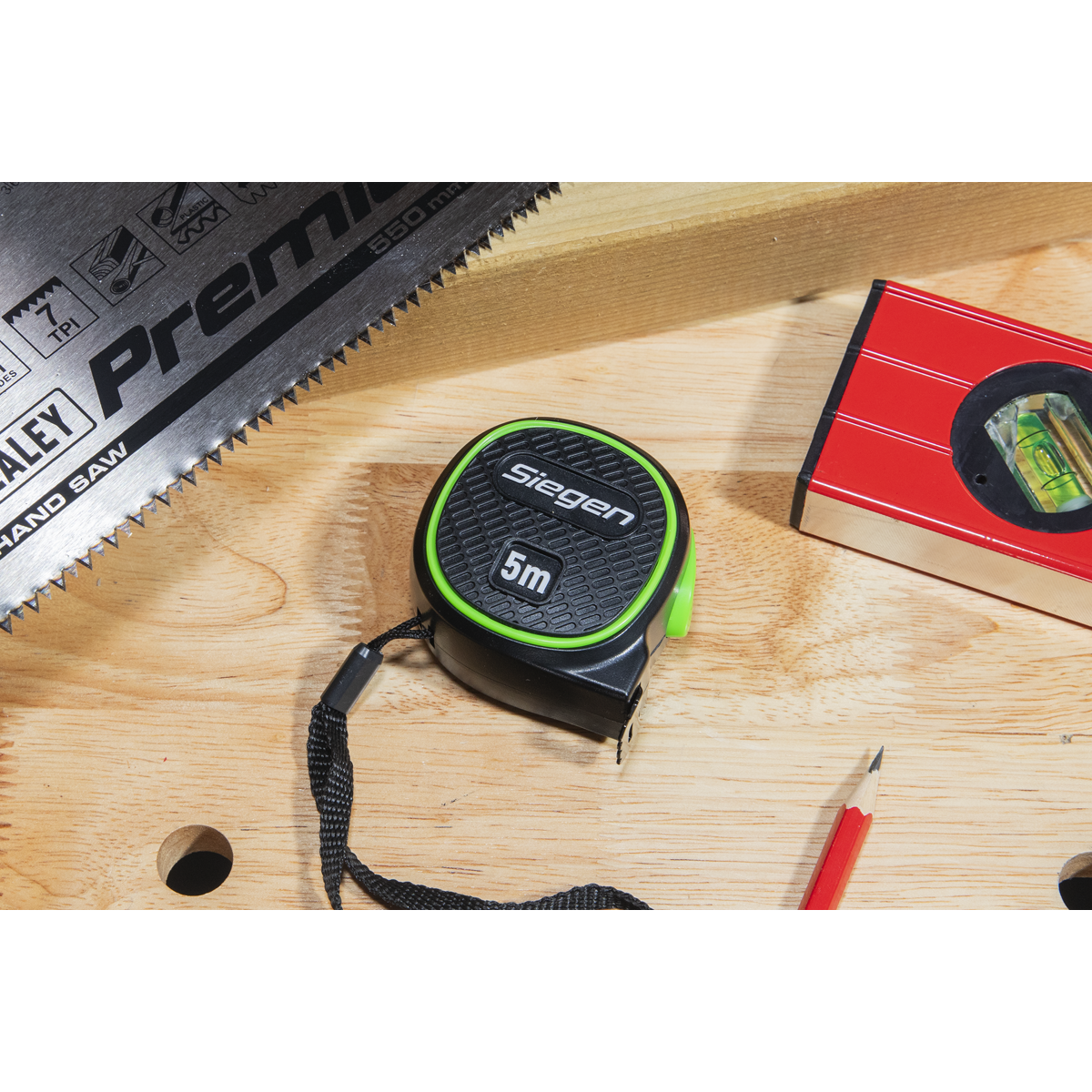 Sealey S01328 Metric/Imperial Auto-Lock Tape Measure 5m(16ft) x 19mm - additional view 7