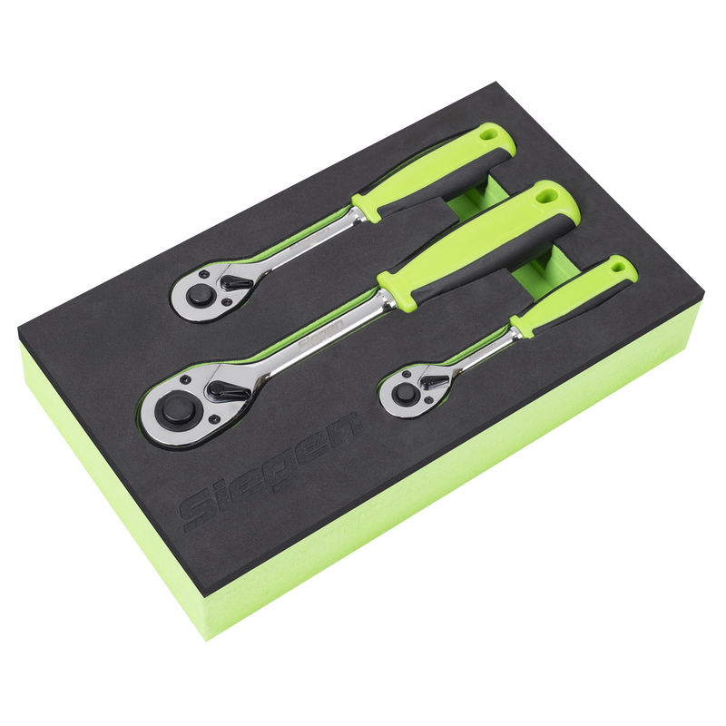 Sealey S01331 Ratchet Wrench Set 3pc