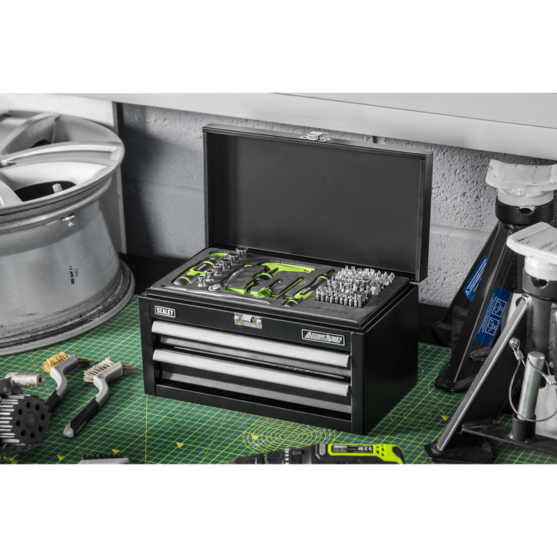 Sealey S01335 Siegen Mini Toolbox 2 Drawer with 111pc Tool Kit - additional view 10