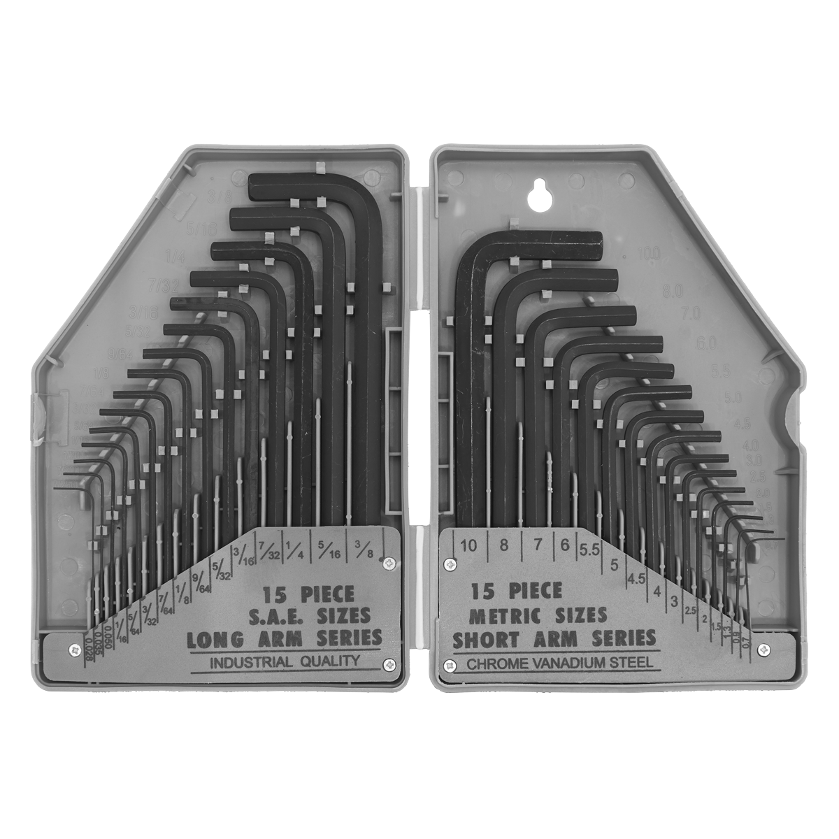Sealey S0484 Siegen Metric/Imperial Long/Short-Arm Hex Key Set 30pc - additional view 4