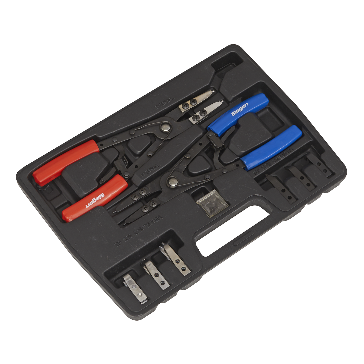 Sealey S0553 Siegen Internal/External Circlip Pliers Set 265mm - additional view 2