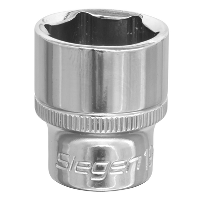 Sealey S0586 Siegen Socket 19mm 3/8"Sq Drive