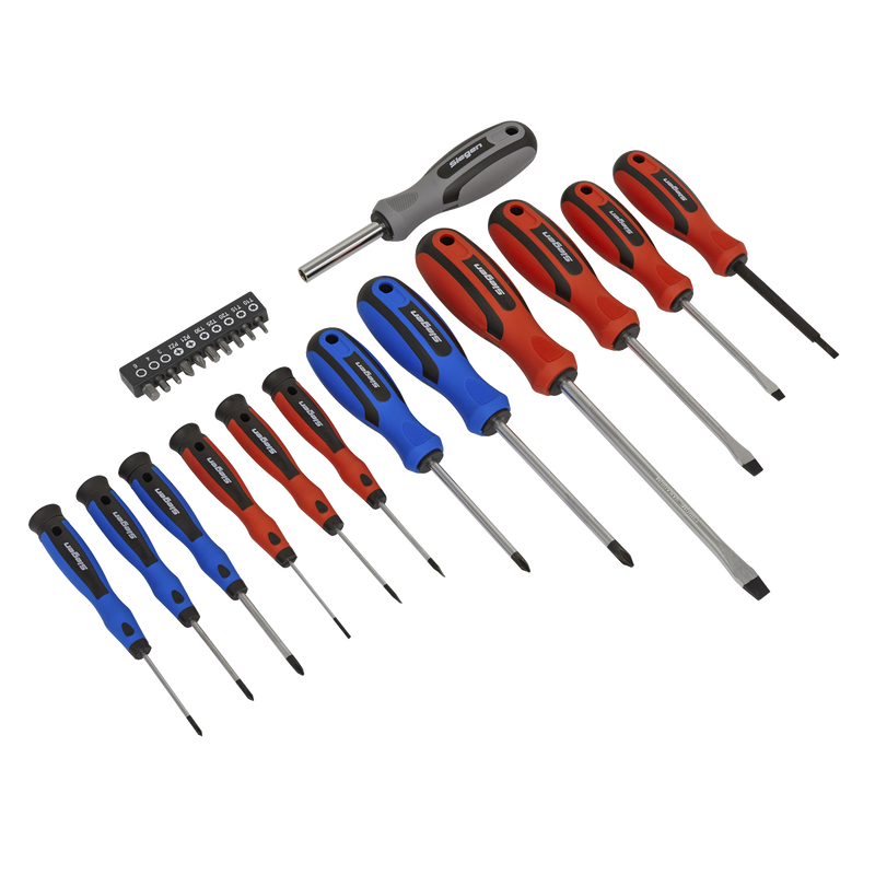 Sealey S0598 Siegen Soft Grip Screwdriver & Bit Set 23pc