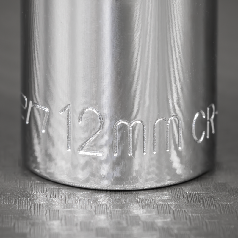 Sealey S0668 Siegen Deep Socket 1/2"Sq Drive 12mm - additional view 8