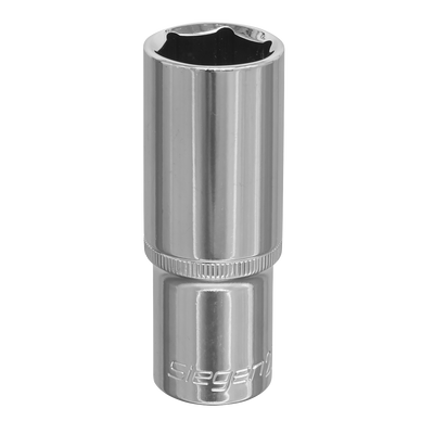 Sealey S0679 Siegen Deep Socket 1/2"Sq Drive 24mm