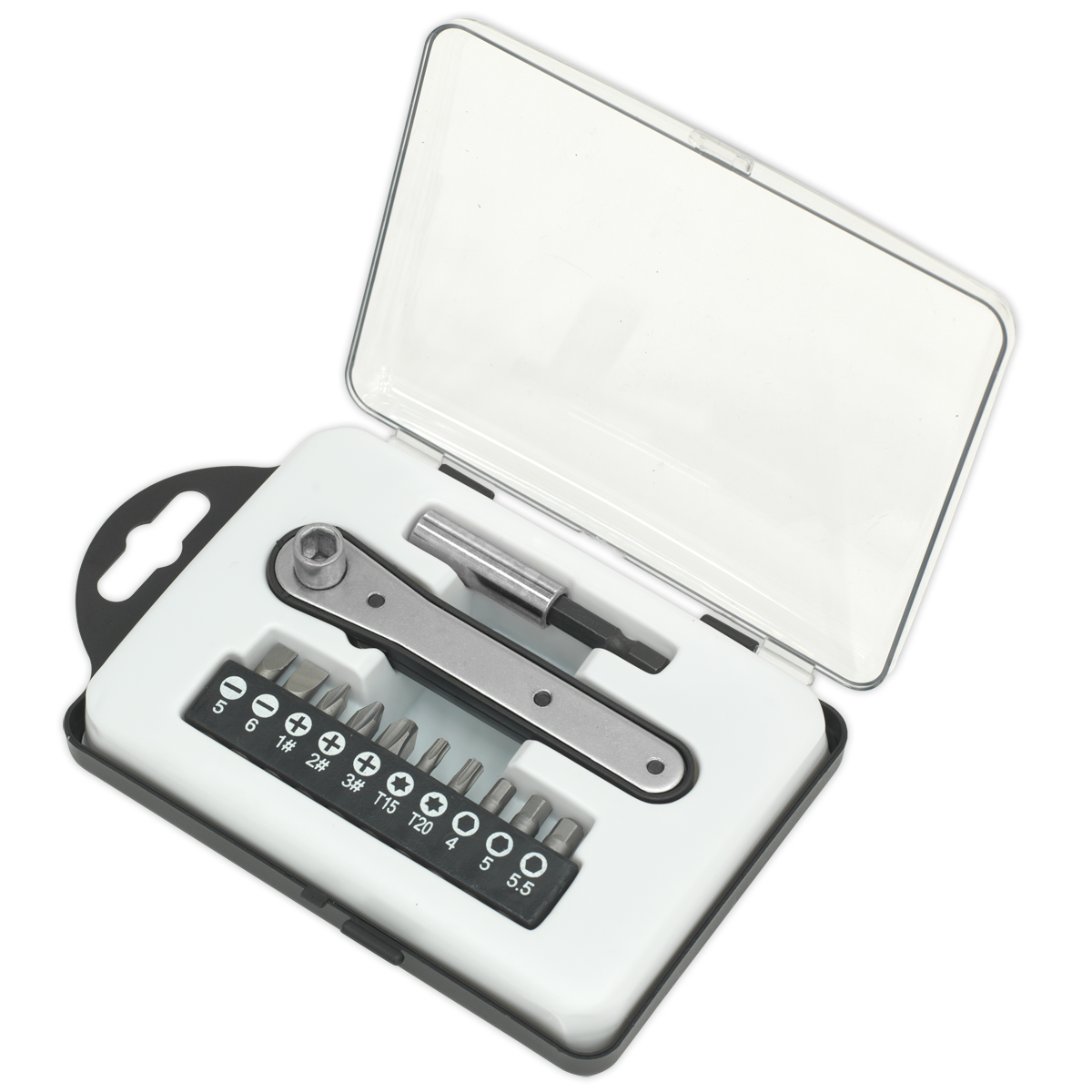 Sealey S0775 Siegen Ratchet Driver Bit Set 12pc - additional view 2