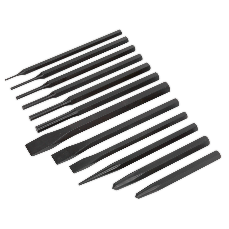 Sealey S0802 Siegen Punch & Chisel Set 12pc - additional view 3