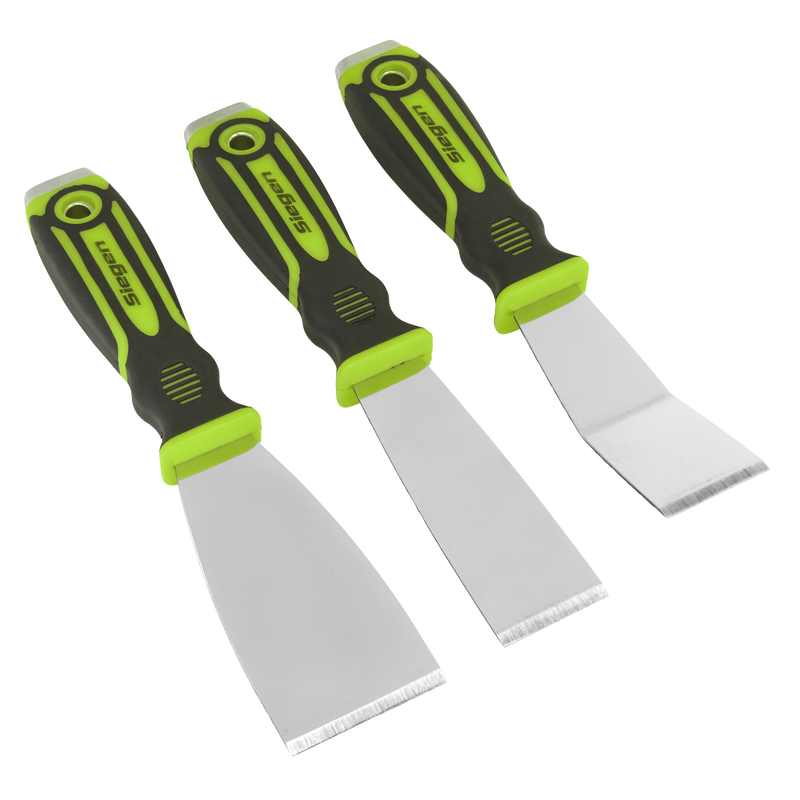 Sealey S0856 Siegen Scraper Set with Hammer Cap 3pc