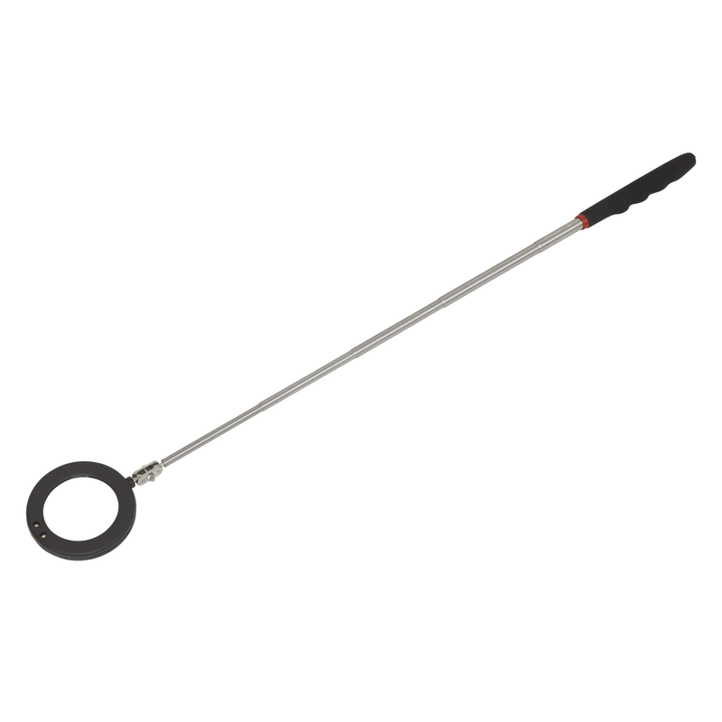 Sealey S0947 Siegen Telescopic Inspection Mirror with LED 75mm