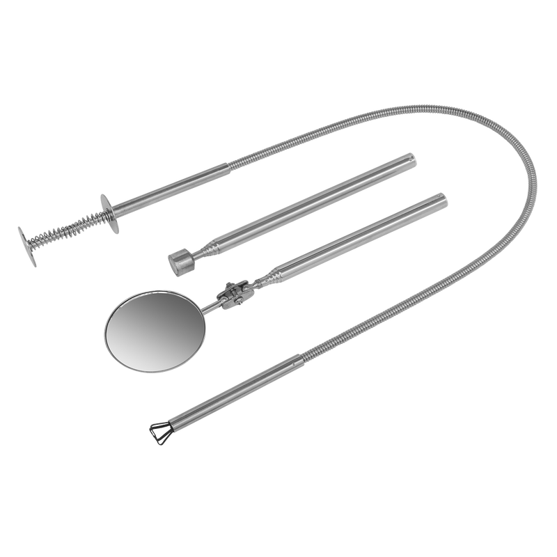 Sealey S0949 Magnetic Pick-Up, Flexible Claw & Inspection Tool Set 3pc - additional view 2