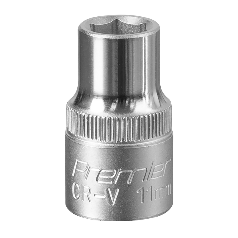 Sealey S1211 Premier Socket 1/2"Sq Drive 11mm