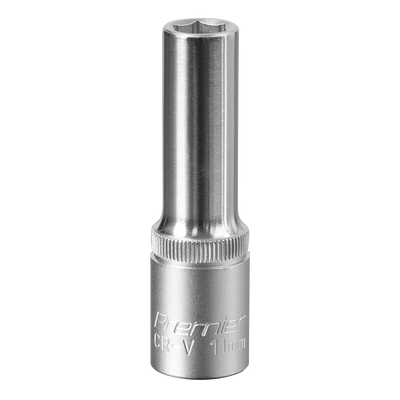 Sealey S1211D Premier Deep Socket 1/2"Sq Drive 11mm