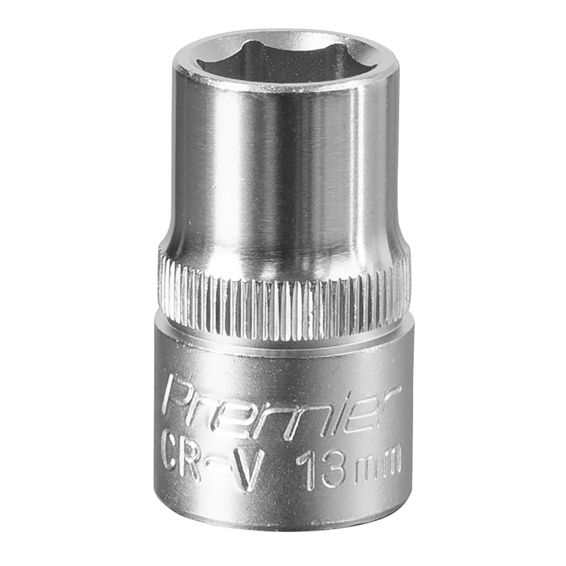 Sealey S1213 Premier Socket 1/2"Sq Drive 13mm