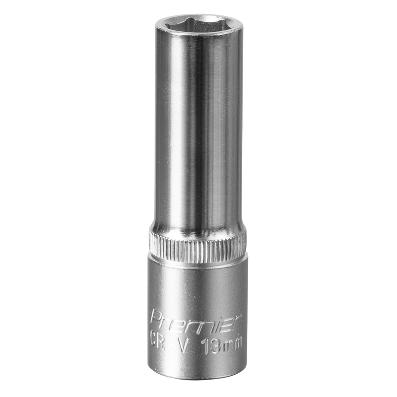 Sealey S1213D Premier Deep Socket 1/2"Sq Drive 13mm
