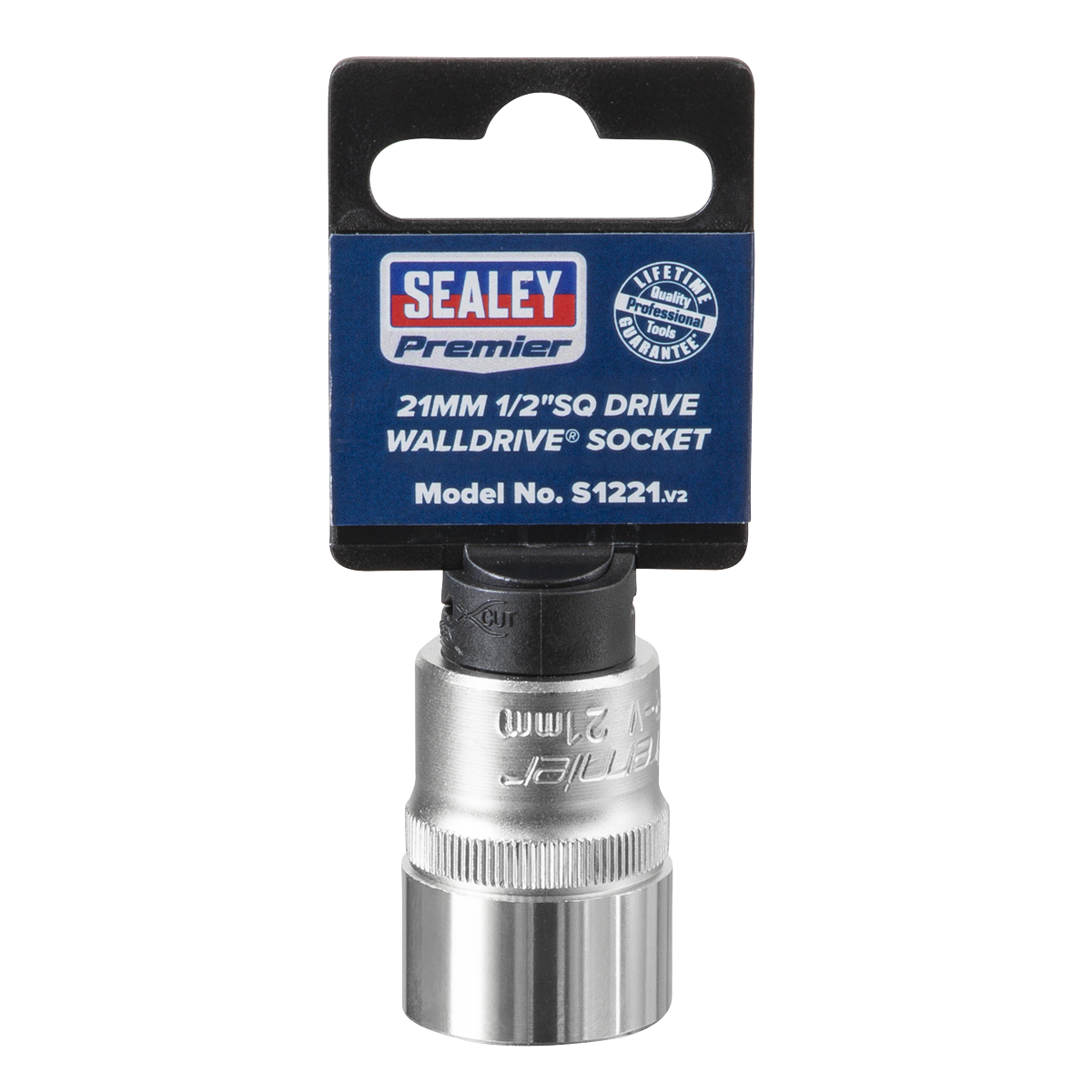 Sealey S1221 Premier Socket 1/2"Sq Drive 21mm - additional view 6