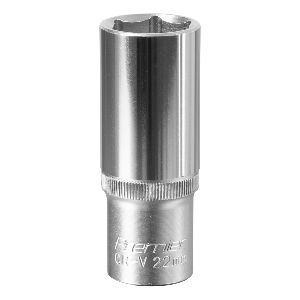 Sealey S1222D Premier Deep Socket 1/2"Sq Drive 22mm