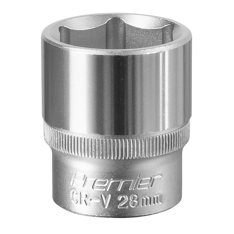 Sealey S1228 Socket 1/2"Sq Drive 28mm