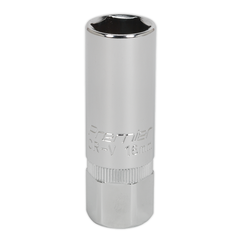 Sealey S12SP10 Premier Spark Plug Socket 1/2"Sq Drive 16mm