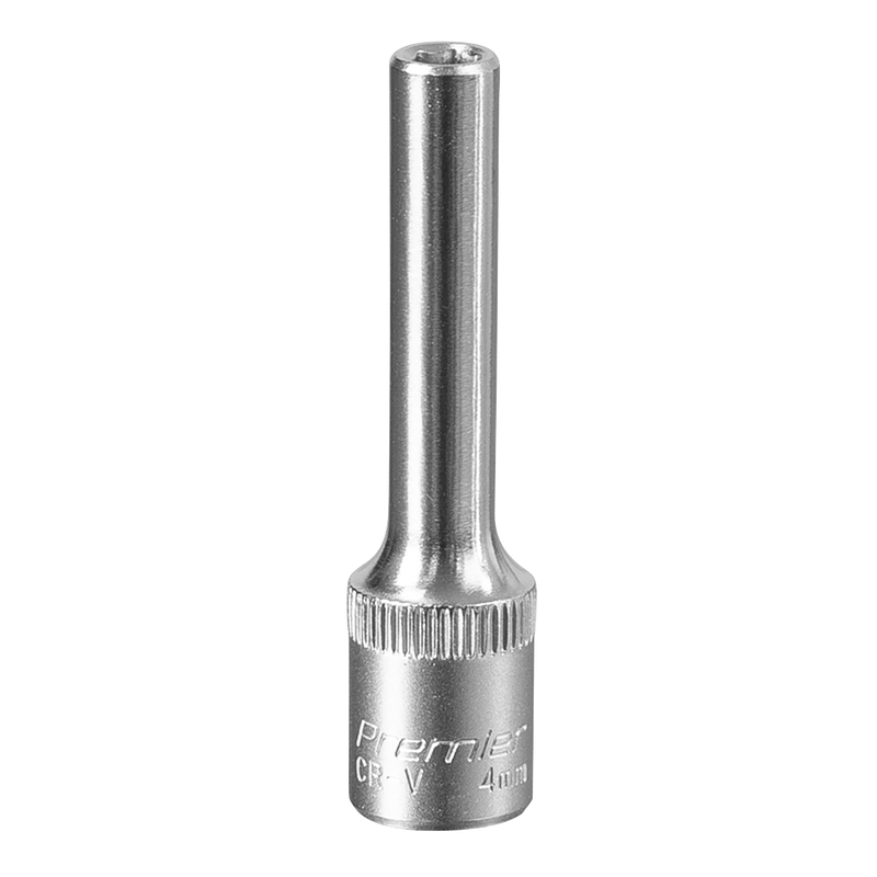 Sealey S1404D Premier Deep Socket 1/4"Sq Drive 4mm